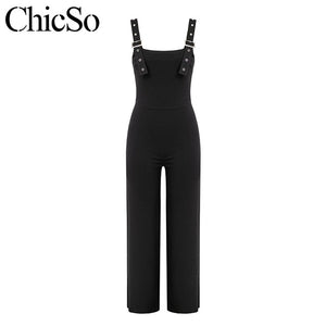 MissyChilli Black elegant skinny jumpsuit Women fashion sexy wide leg bodycon jumpsuit Autumn long romper winter overalls female