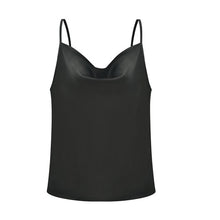 Load image into Gallery viewer, Satin Women Thin Wild Solid Camis Vest Women Tank Tops Female 2019 Summer Sexy Strap Basic Tops Chiffon Sleeveless Camisole