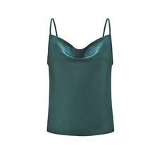 Load image into Gallery viewer, Satin Women Thin Wild Solid Camis Vest Women Tank Tops Female 2019 Summer Sexy Strap Basic Tops Chiffon Sleeveless Camisole