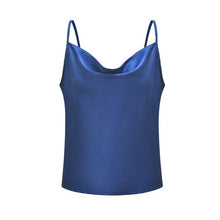 Load image into Gallery viewer, Satin Women Thin Wild Solid Camis Vest Women Tank Tops Female 2019 Summer Sexy Strap Basic Tops Chiffon Sleeveless Camisole